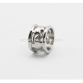 Fashion Silver Hollow Out Stainless Steel Men's Ring